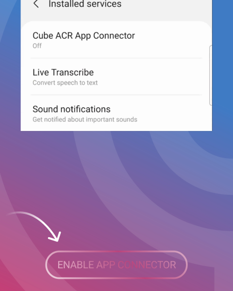 Cube ACR app Connector. Cube ACR не записывает разговоры Samsung. App Connector как включить Cube ACR на андроид. App Connector как включить.