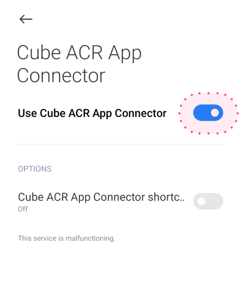 Use Cube ACR app connector