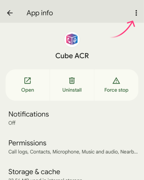 cube acr android pie